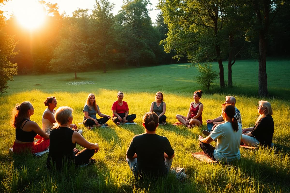 Healing retreat in nature